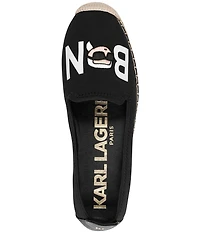 KARL LAGERFELD PARIS Michaela Bonjour Neoprene Slip On Espadrilles