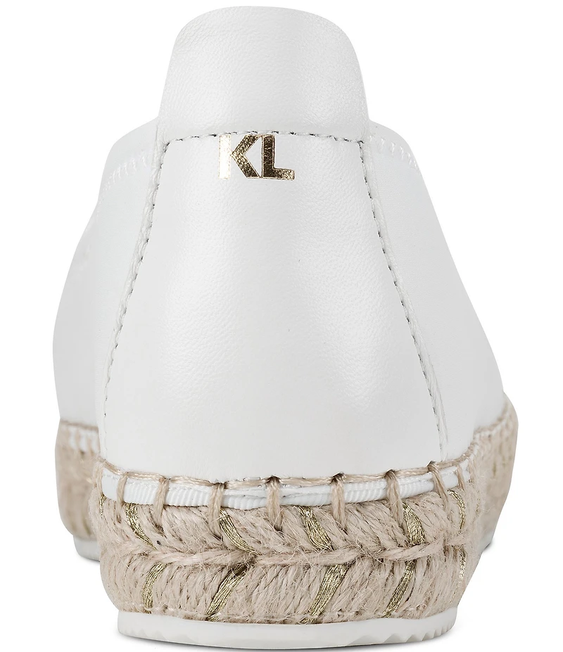 KARL LAGERFELD PARIS Michaela Bonjour Neoprene Slip On Espadrilles