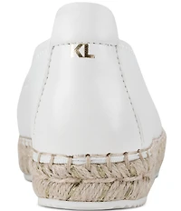 KARL LAGERFELD PARIS Michaela Bonjour Neoprene Slip On Espadrilles