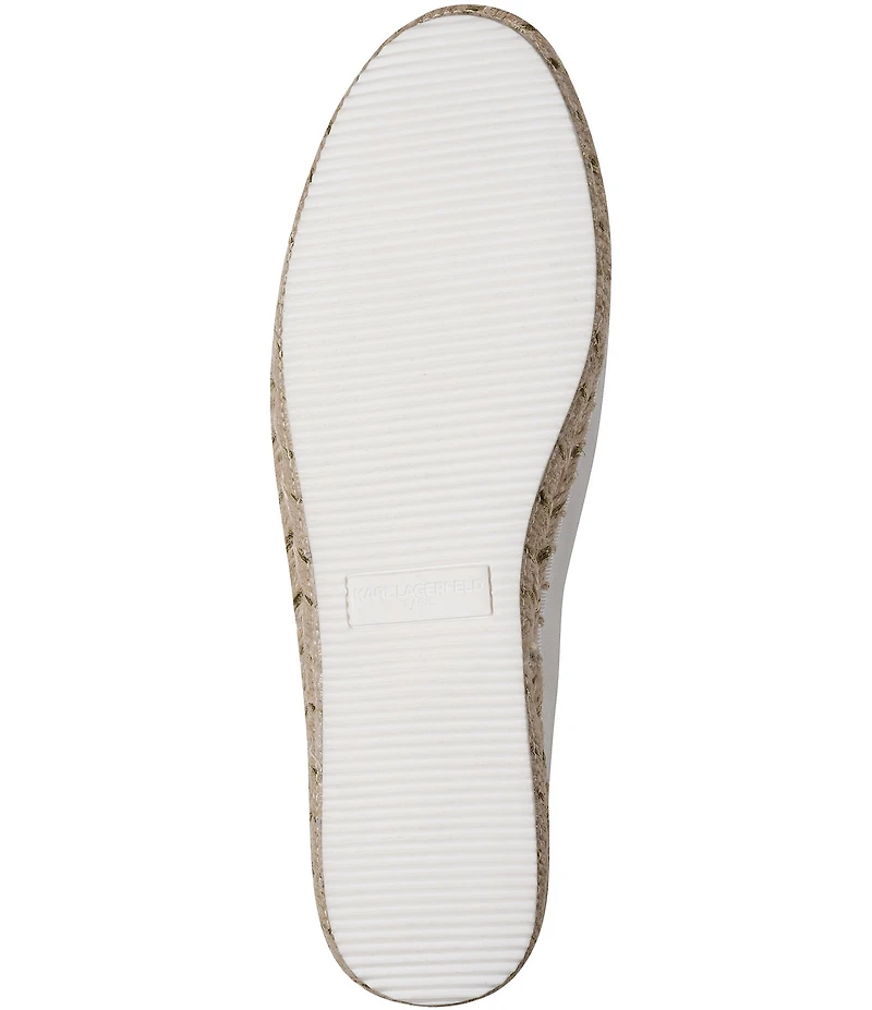 KARL LAGERFELD PARIS Michaela Bonjour Neoprene Slip On Espadrilles