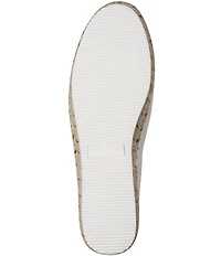 KARL LAGERFELD PARIS Michaela Bonjour Neoprene Slip On Espadrilles