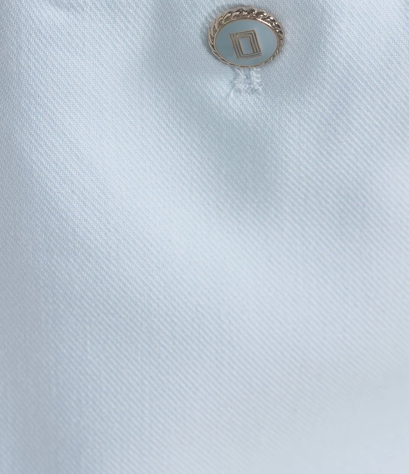 KARL LAGERFELD PARIS Mid Rise Flat Front Wide Leg Coordinating Pants