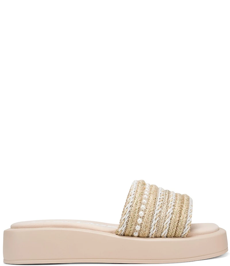 KARL LAGERFELD PARIS Ortley Platform Slide Sandals