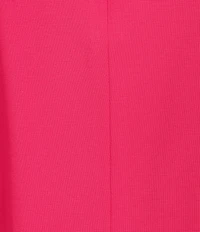 KARL LAGERFELD PARIS Pearl Flower Embellished Point Collar Short Sleeve Polo