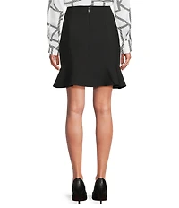 KARL LAGERFELD PARIS Peplum A-Line Skirt