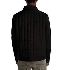 Karl Lagerfeld Paris Quilted Shirt Jacket