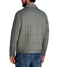 Karl Lagerfeld Paris Quilted Shirt Jacket