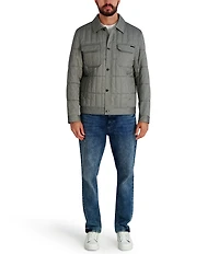 Karl Lagerfeld Paris Quilted Shirt Jacket