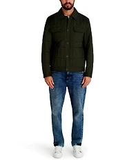 Karl Lagerfeld Paris Quilted Shirt Jacket