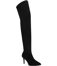 KARL LAGERFELD PARIS Rhodri Stretch Over The Knee Stiletto Boots
