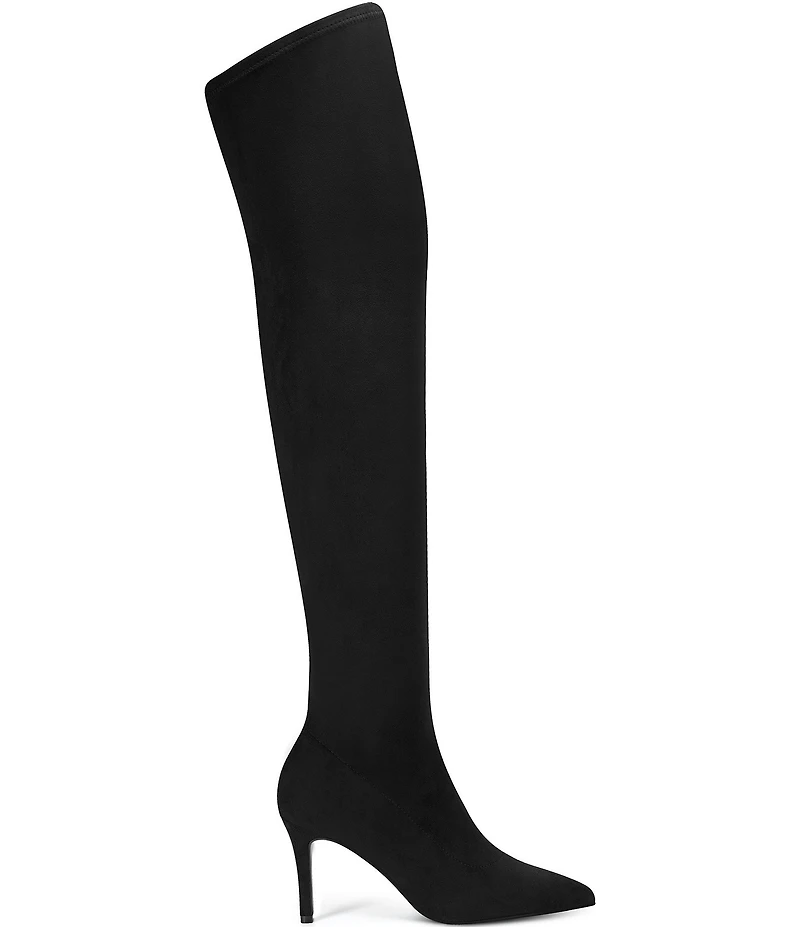 KARL LAGERFELD PARIS Rhodri Stretch Over The Knee Stiletto Boots