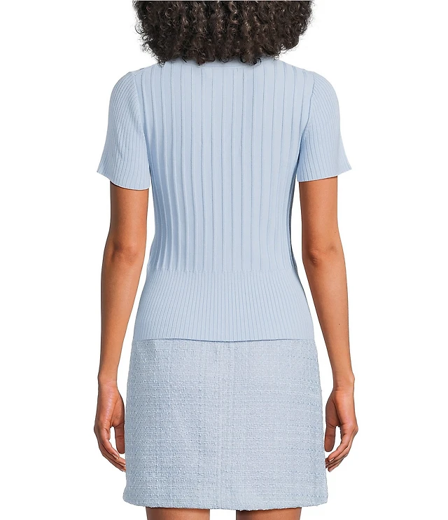 denim dresses knee length Can't Forget Me Cap Sleeve Bodycon Split Knee Length Dress Denim Blue main image 1