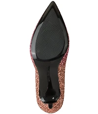 KARL LAGERFELD PARIS Royale Glitter High Heel Pumps