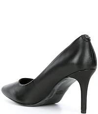 KARL LAGERFELD PARIS Royale Leather Stiletto Pumps