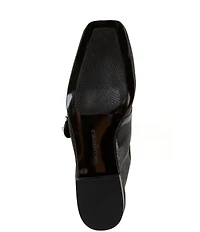 KARL LAGERFELD PARIS Sabelle Mesh Pearl Buckle Mary Jane Ballet Flats