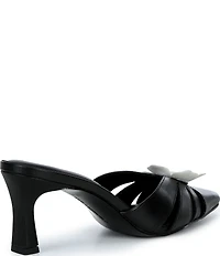 KARL LAGERFELD PARIS Salge Floral Pointed Kitten Heel Pumps