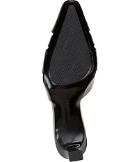 KARL LAGERFELD PARIS Salge Floral Pointed Kitten Heel Pumps