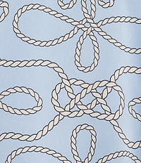 KARL LAGERFELD PARIS Satin Printed Point Collar Long Sleeve Button Front Shirt