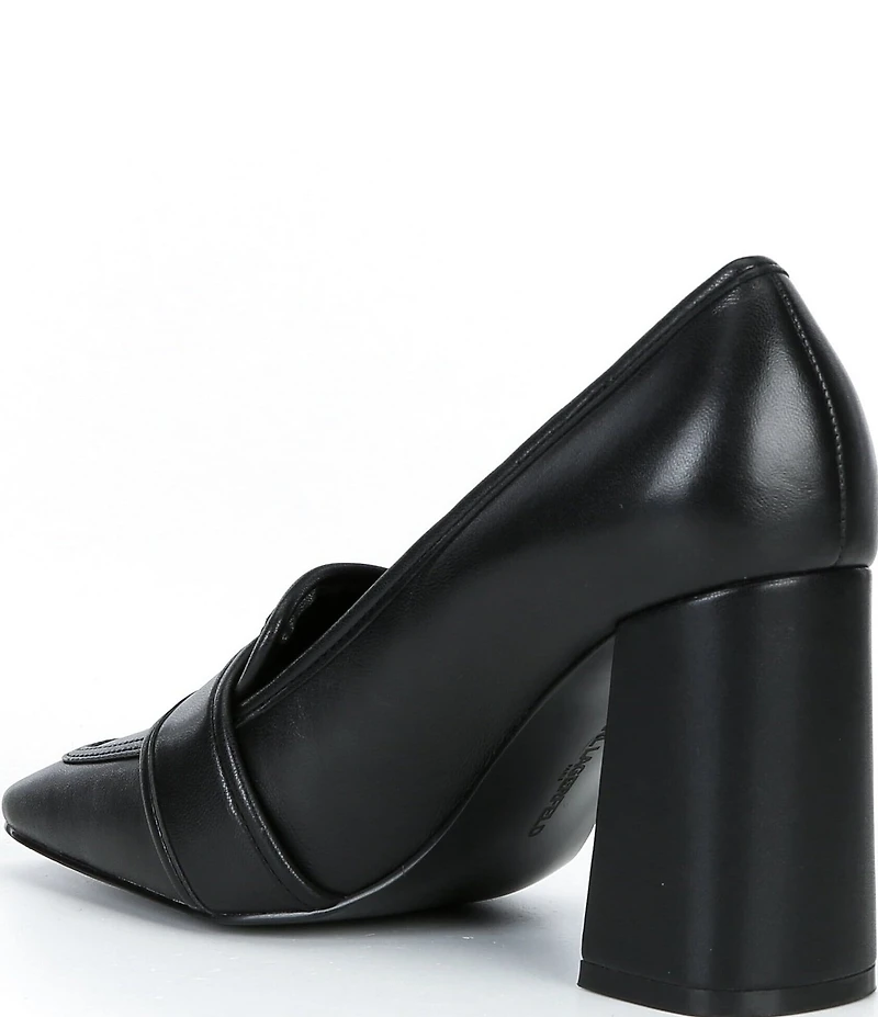 KARL LAGERFELD PARIS Savannah Leather Loafer Pumps