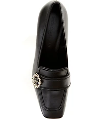 KARL LAGERFELD PARIS Savannah Leather Loafer Pumps