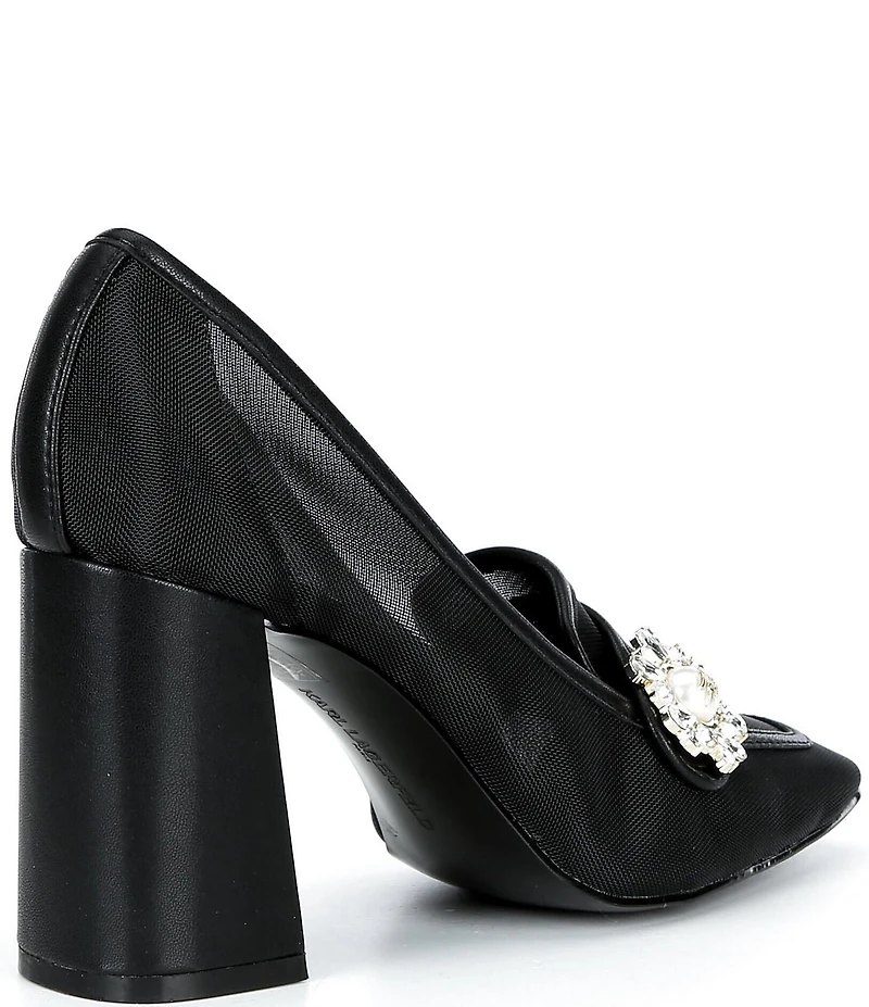 KARL LAGERFELD PARIS Savannah Mesh Loafer Pumps