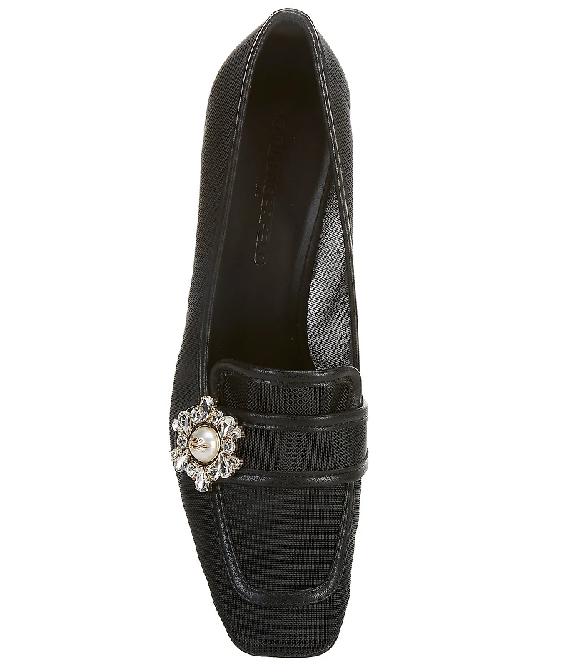 KARL LAGERFELD PARIS Savannah Mesh Loafer Pumps
