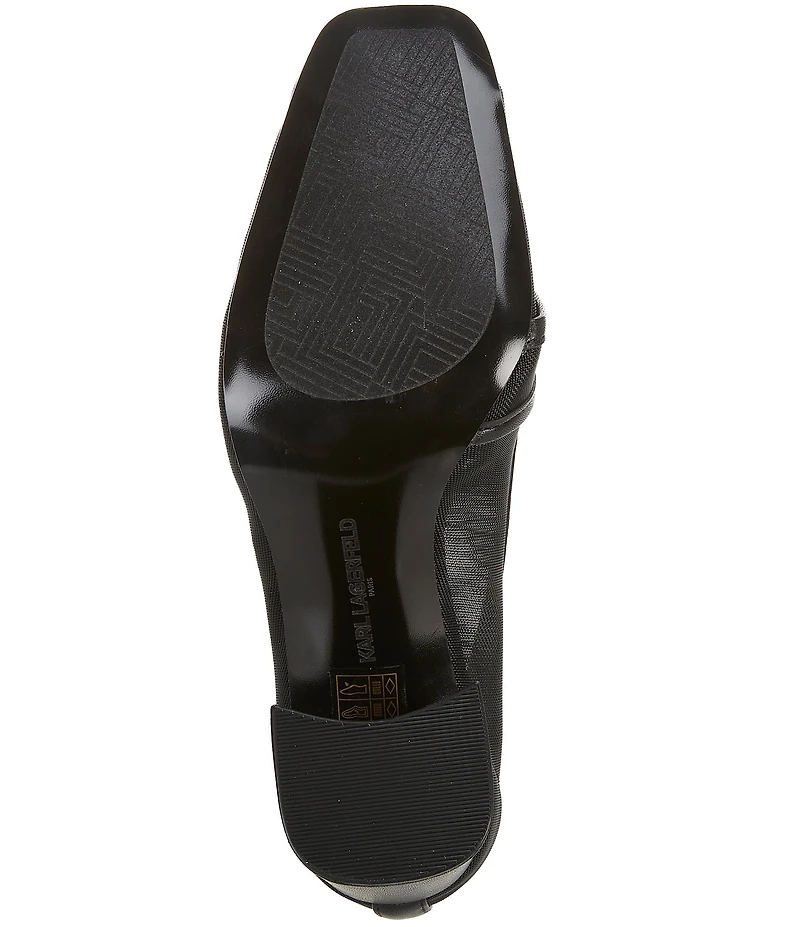 KARL LAGERFELD PARIS Savannah Mesh Loafer Pumps