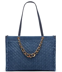 KARL LAGERFELD PARIS Savoie Denim Tote Bag