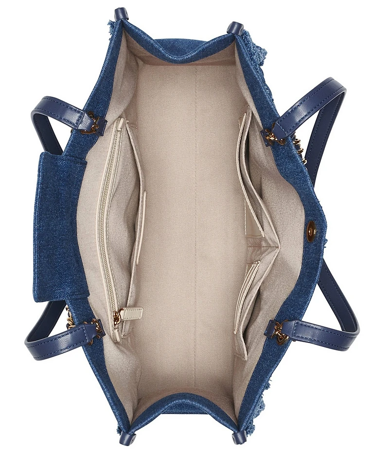 KARL LAGERFELD PARIS Savoie Denim Tote Bag