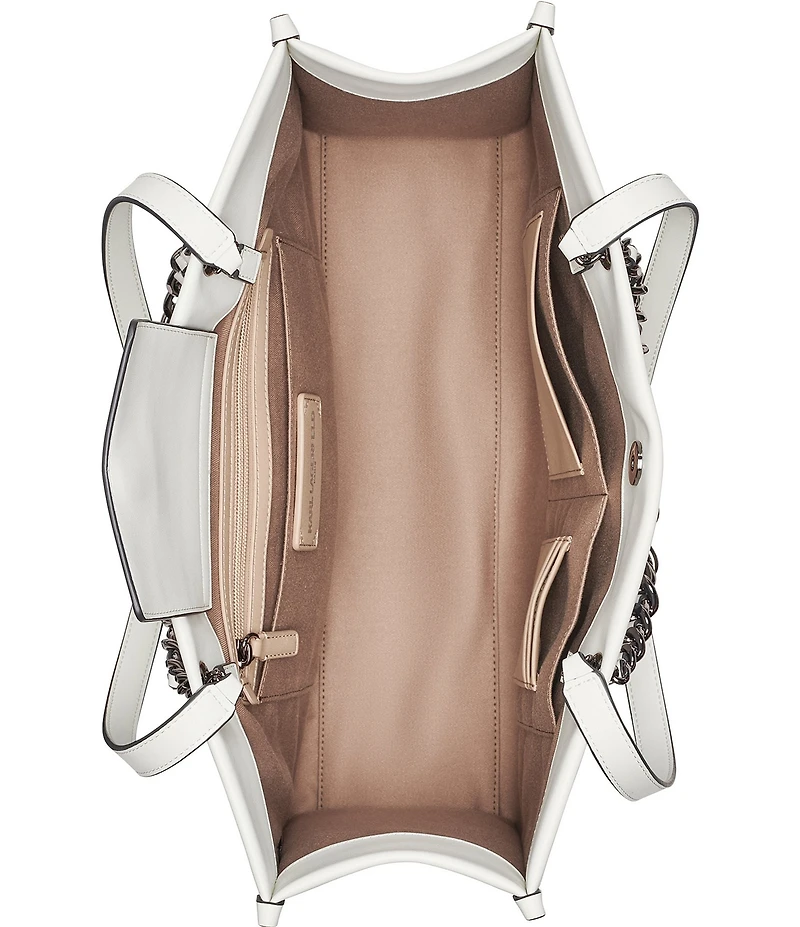 KARL LAGERFELD PARIS Savoie Floral Emboridery Tote Bag