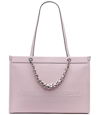 KARL LAGERFELD PARIS Savoie Logo Chain Strap Tote
