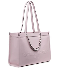 KARL LAGERFELD PARIS Savoie Logo Chain Strap Tote