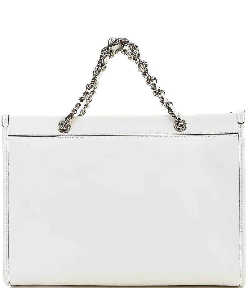 KARL LAGERFELD PARIS Savoie Logo Chain Strap Tote