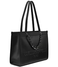 KARL LAGERFELD PARIS Savoie Logo Chain Strap Tote