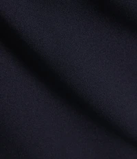 KARL LAGERFELD PARIS Scuba Crepe Crew Neck Chiffon Long Sleeve Pearl Cuff Sheath Mini Dress