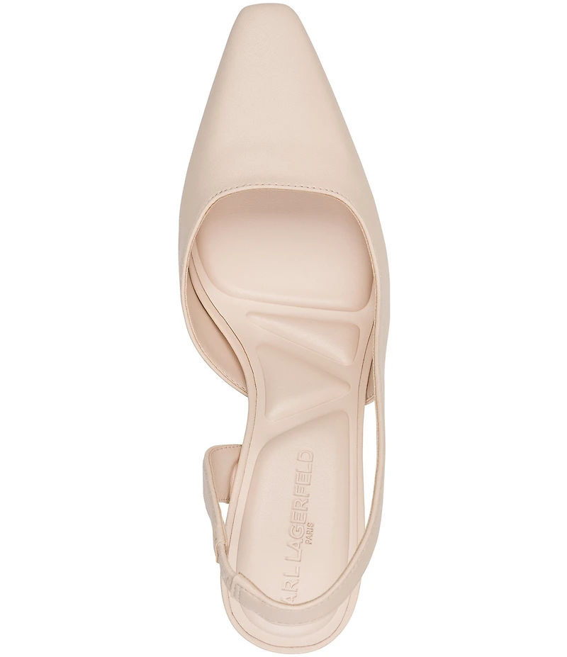 KARL LAGERFELD PARIS Sheenz Slingback Pumps