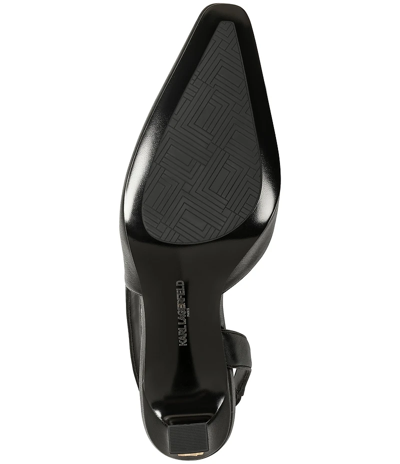 KARL LAGERFELD PARIS Sheenz Slingback Pumps