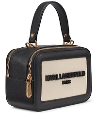 KARL LAGERFELD PARIS Simone Canvas Handle Crossbody Bag