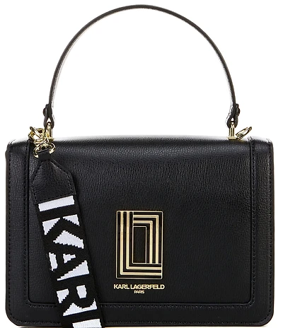KARL LAGERFELD PARIS Simone Signature Strap Crossbody Bag