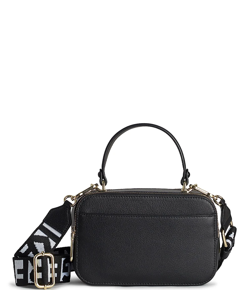 KARL LAGERFELD PARIS Simone Leather Top Handle Satchel Bag