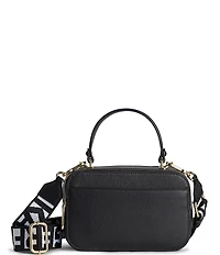 KARL LAGERFELD PARIS Simone Leather Top Handle Satchel Bag