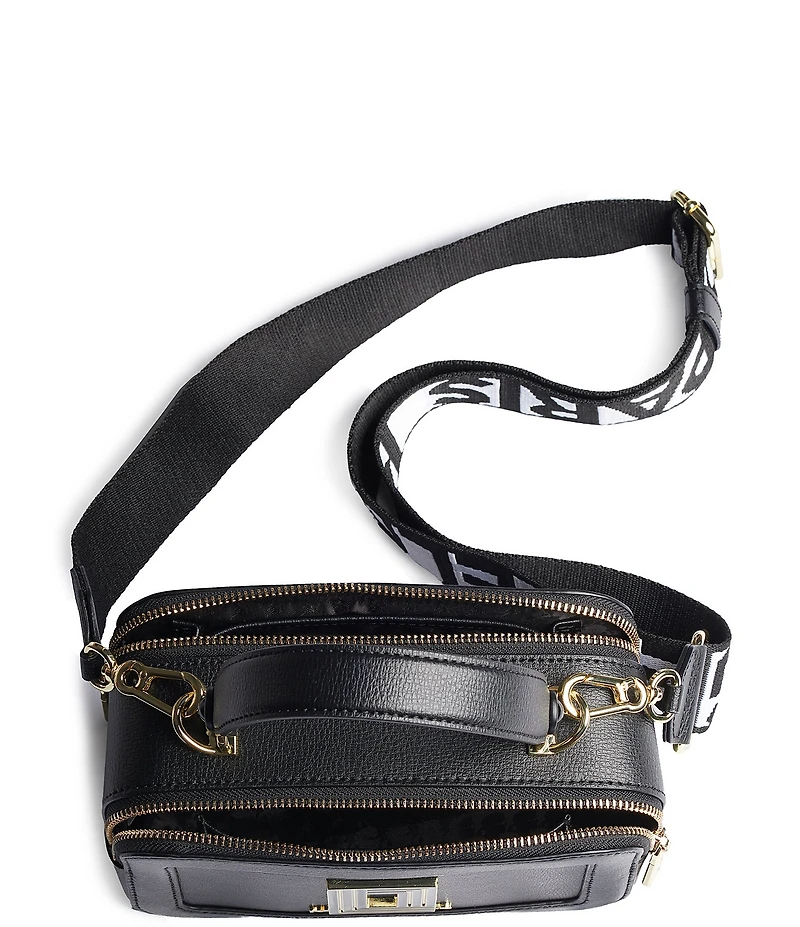 KARL LAGERFELD PARIS Simone Leather Top Handle Satchel Bag