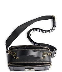 KARL LAGERFELD PARIS Simone Leather Top Handle Satchel Bag