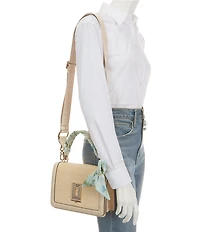 KARL LAGERFELD PARIS Simone Satchel Top Handle Bag