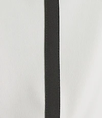 KARL LAGERFELD PARIS Sleeveless Keyhole Scoop Neck Contrasting Trim Cami
