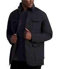 KARL LAGERFELD PARIS Stand Collar Jacket