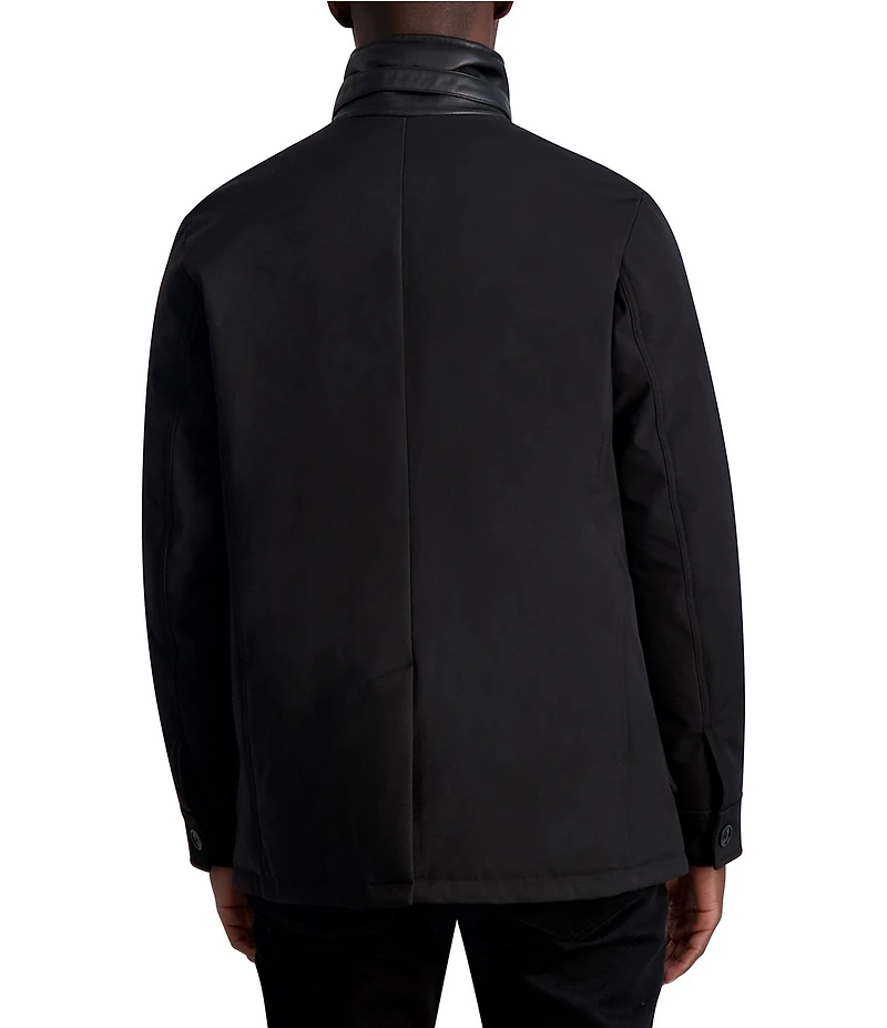 KARL LAGERFELD PARIS Stand Collar Jacket