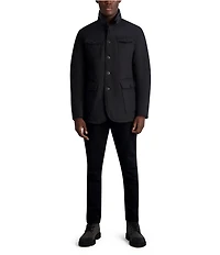 KARL LAGERFELD PARIS Stand Collar Jacket