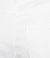 KARL LAGERFELD PARIS Stretch Denim Wide Leg Ankle Length Jeans