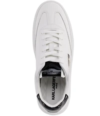 KARL LAGERFELD PARIS Sumava Leather Lace-Up Sneakers